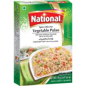 Vegetable pulao masala 70g - National