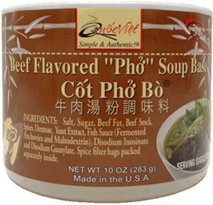 Base de soupe pho à saveur de boeuf 283G