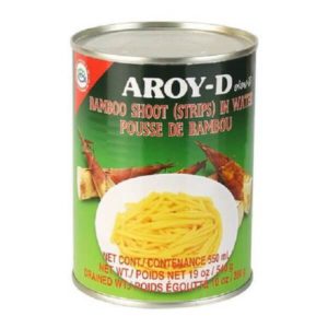 AROY-D BAMBOO SHOOT IN WATER (STRIPS) 540ML