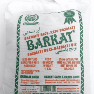 Barkat Basmati Rice 1 Kilo