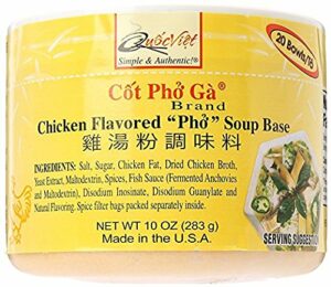 Base de soupe Pho à saveur de poulet 283G