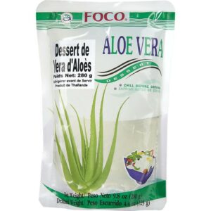 Dessert al foco all'aloe vera