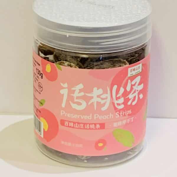 Preserved Peach Strips 130g