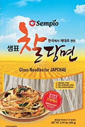 Sempio glass noodles for Japchae