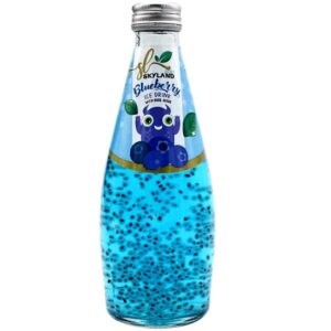 Skyland Blueberry Drink with Basil Seeds