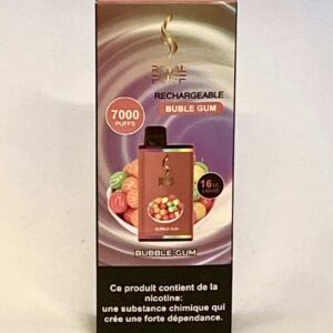 Royal Puff 7000 Bubble Gum LED