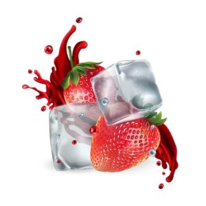 saveur de glace aux fraises