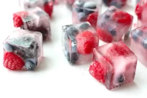 Blueberry raspberry ice flavour